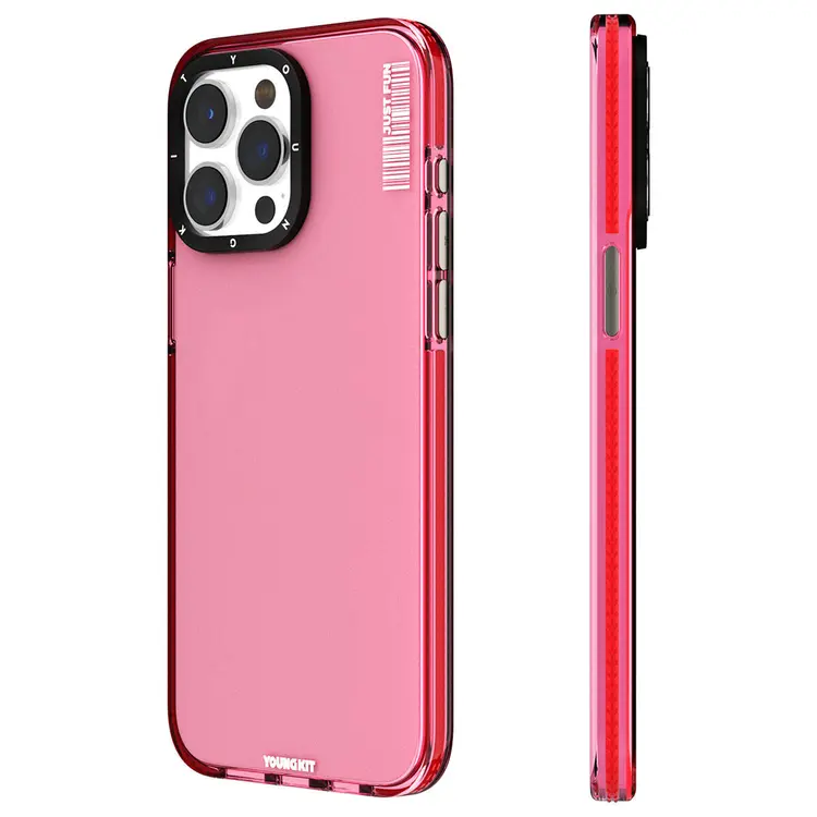 iPhone 15 Pro Max Pürüzsüz Arka Yüzey Kılıf - YoungKit Crystal Color