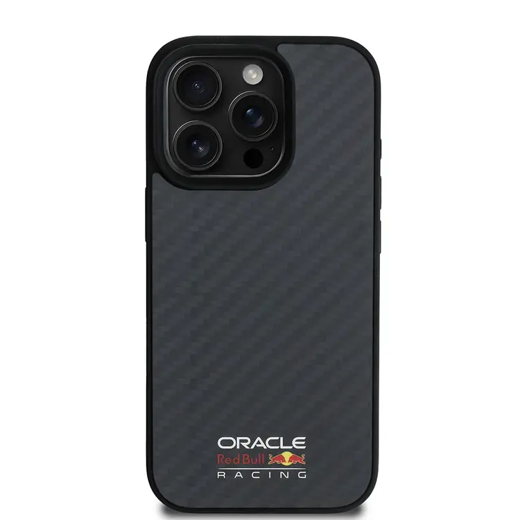 iPhone 15 Pro Max MagSafe Uyumlu Karbon Fiber Tasarımlı Kılıf - Redbull