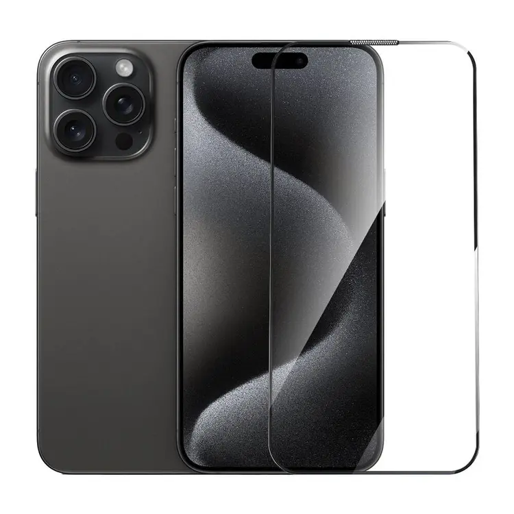 iPhone 15 Pro Max Temperli Cam Ekran Koruyucu 10'lu Paket - Wiwu GT-008