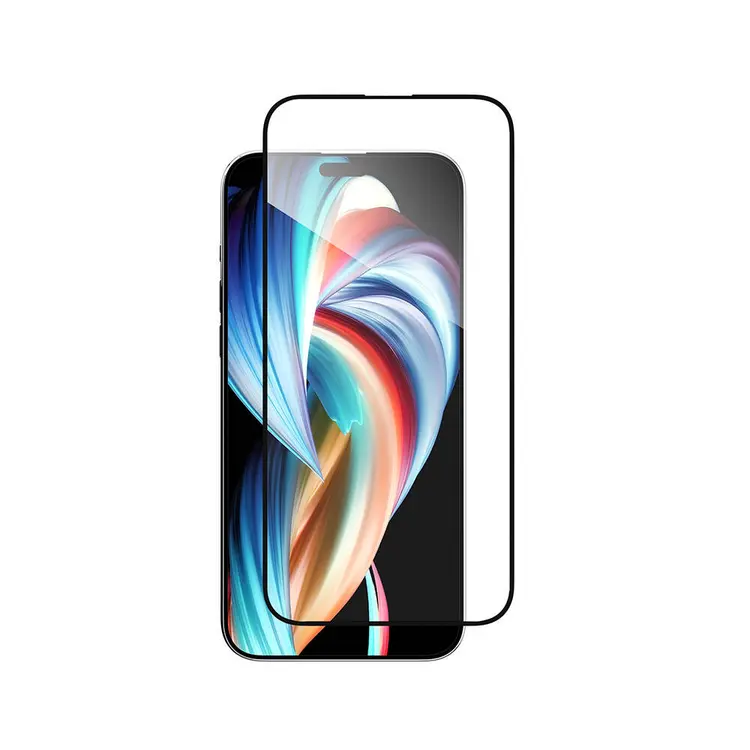 iPhone 15 Pro Temperli Cam Ekran Koruyucu - Switcheasy Glass 9H