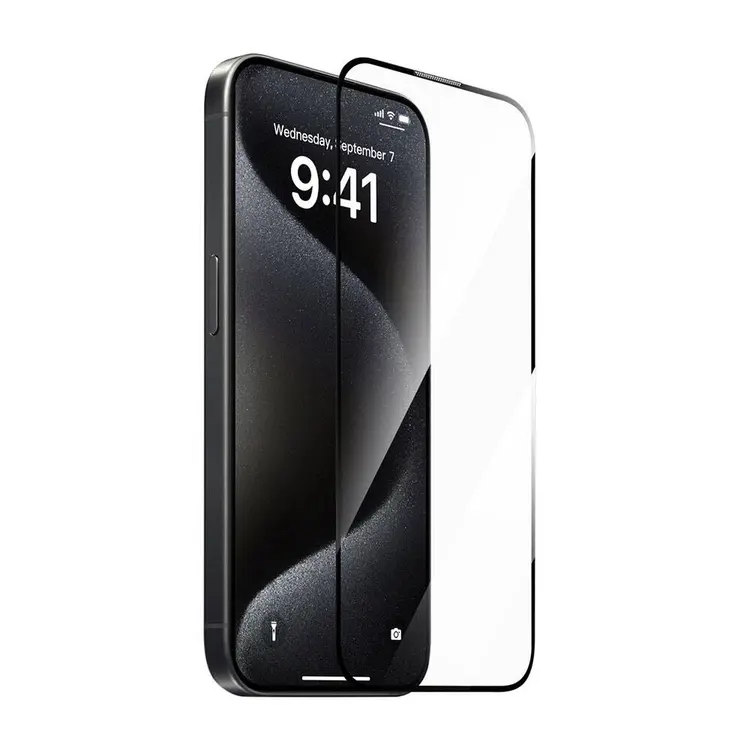 iPhone 15 Pro Temperli Cam Ekran Koruyucu 10'lu Paket - Wiwu GT-008