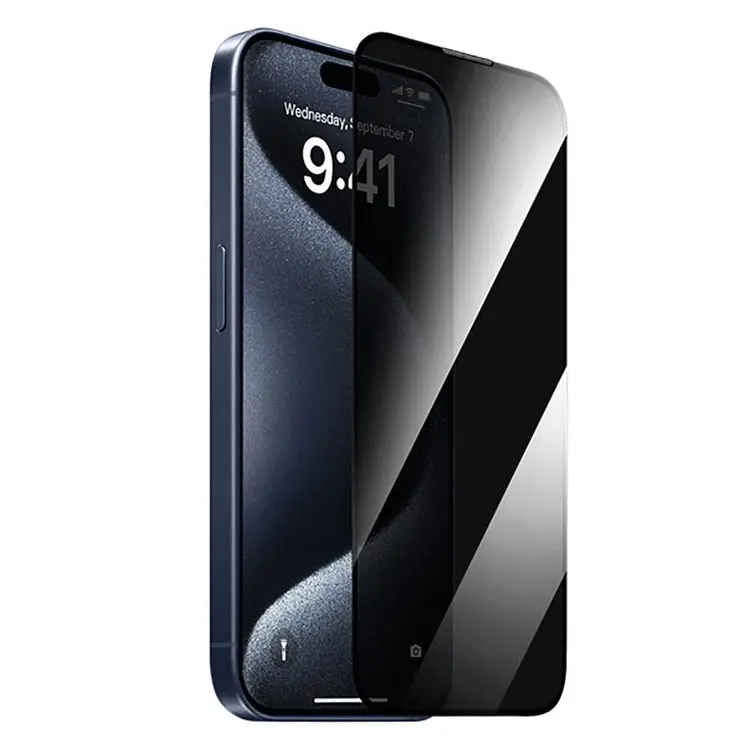 iPhone 15 Pro Temperli Privacy Cam Ekran Koruyucu - Wiwu GT-011