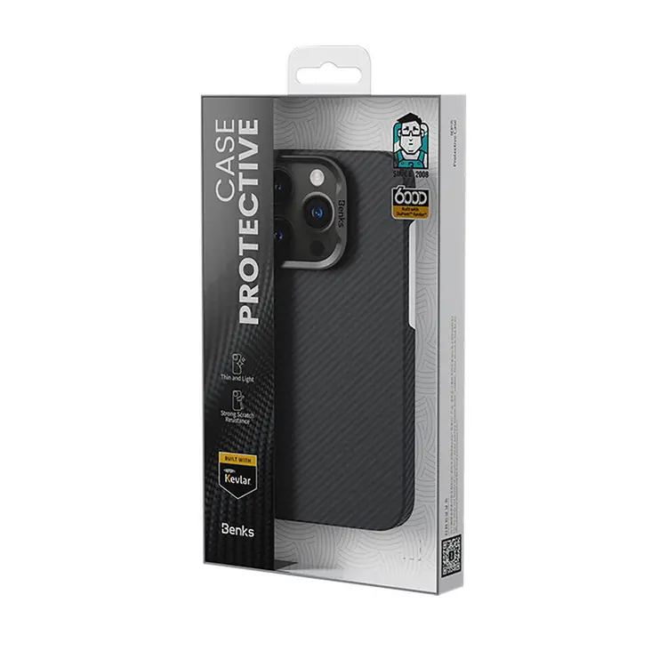 iPhone 16 MagSafe Uyumlu Kevlar Fiber Kılıf - Benks ArmorAir 600D