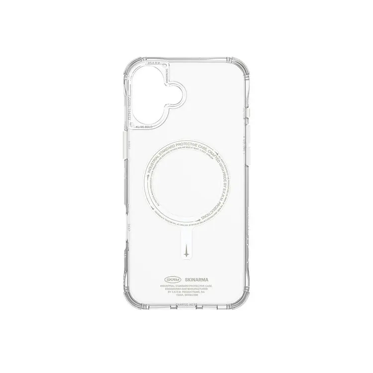iPhone 16 MagSafe Uyumlu Şeffaf Kılıf - Skinarma Saido Nightglow