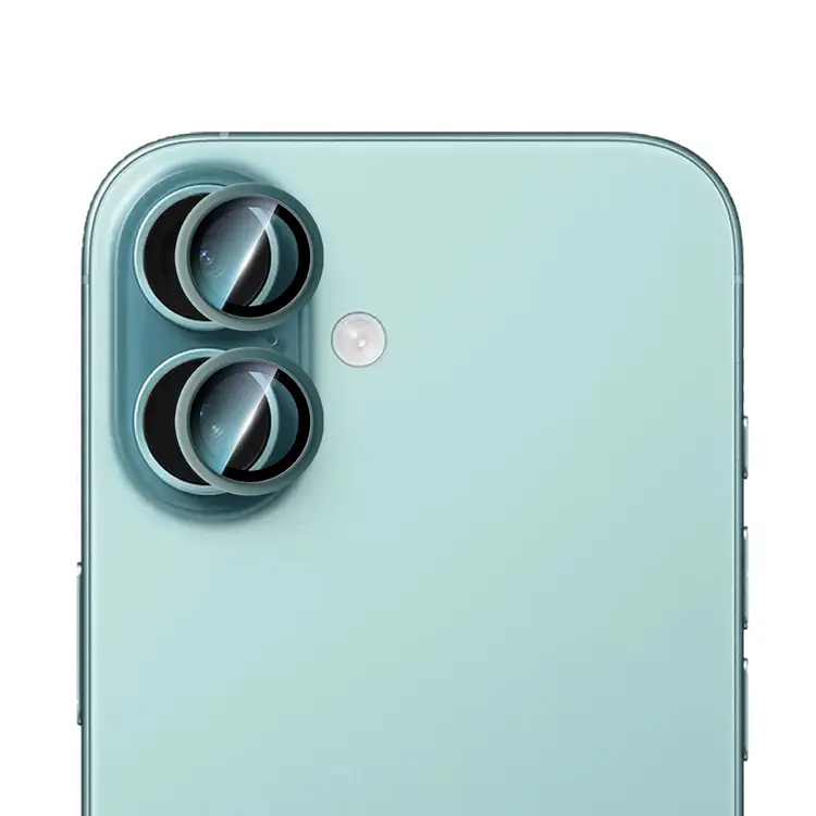 iPhone 16 Plus Kamera Lens Koruyucu, Oleofobik ve Yansıma Önleyici - CaseWorld Alloy