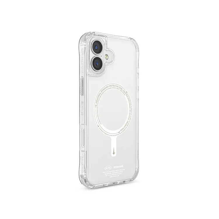 iPhone 16 Plus MagSafe Uyumlu Şeffaf Kılıf - Skinarma Saido Nightglow