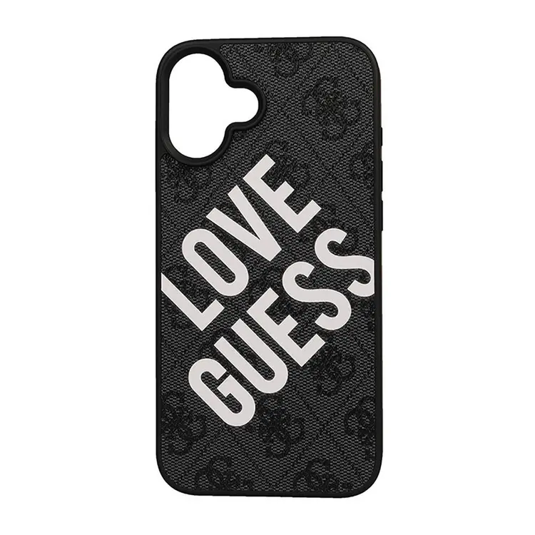 iPhone 16 Plus Kılıf, Kabartmalı Guess Logolu - Guess Big Love