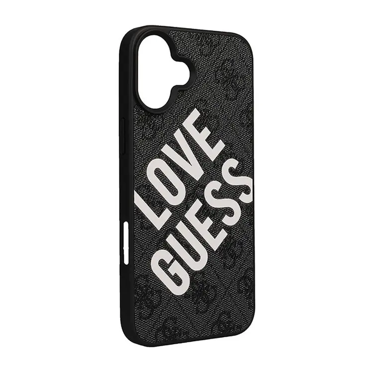 iPhone 16 Plus Kılıf, Kabartmalı Guess Logolu - Guess Big Love