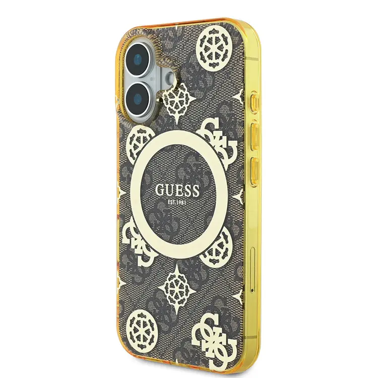 iPhone 16 Plus MagSafe Uyumlu 4G Desenli Kılıf - Guess Peony