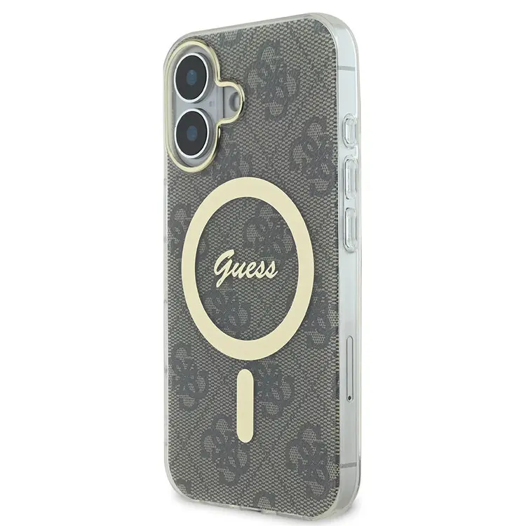 iPhone 16 Plus MagSafe Uyumlu 4G Desenli Kılıf - Guess Lisanslı