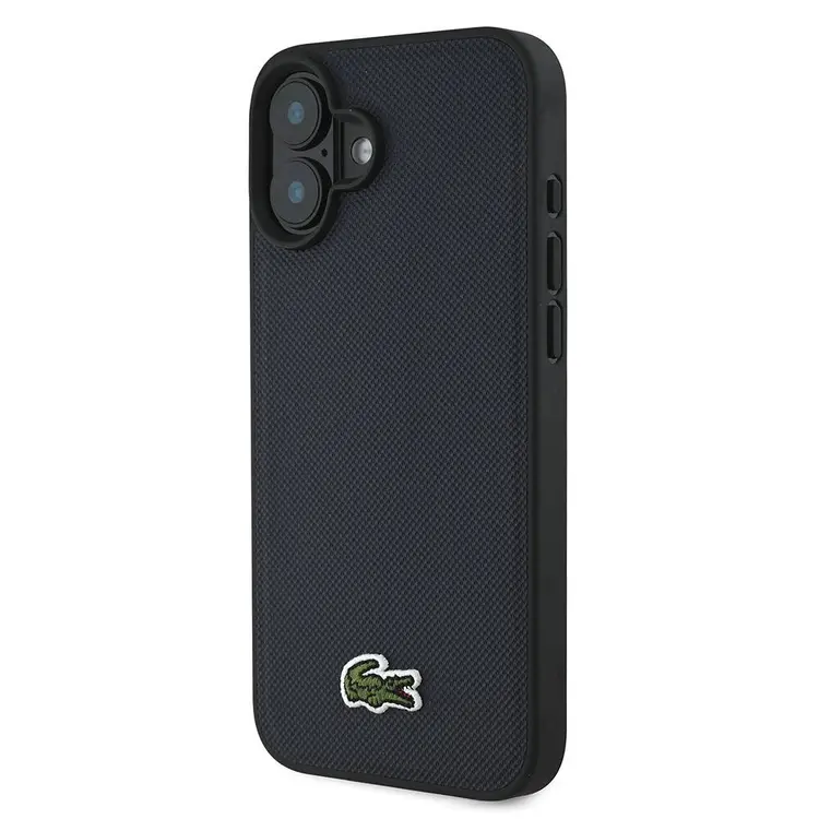 iPhone 16 Plus PU Pike Desenli Lisanslı Kılıf - Lacoste