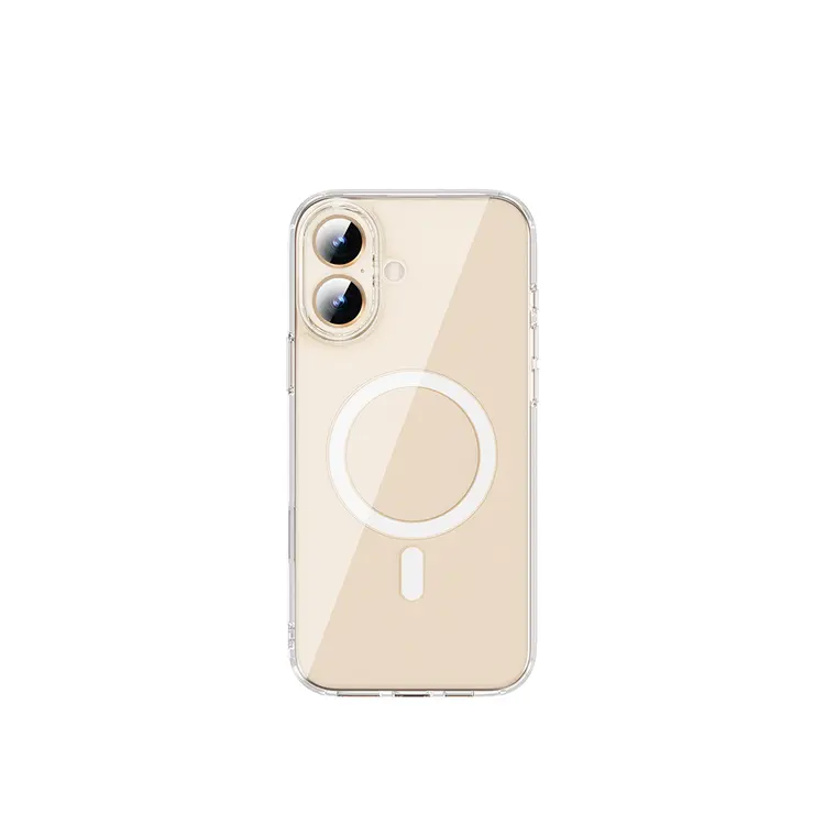 iPhone 16 Plus MagSafe Uyumlu Şeffaf Kılıf - Wiwu Magnetic Crystal