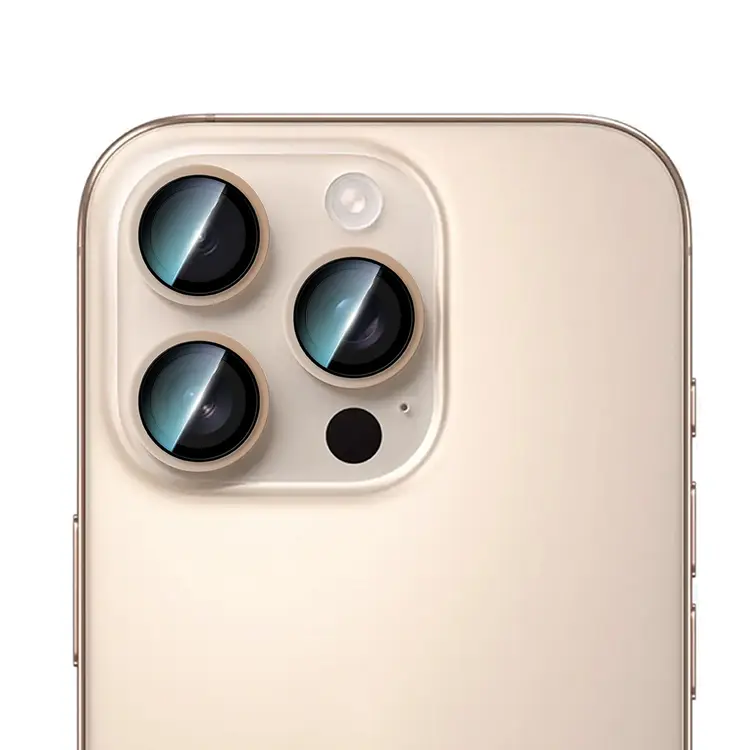 iPhone 16 Pro Kamera Lens Koruyucu - CaseWorld Alloy Two-Color