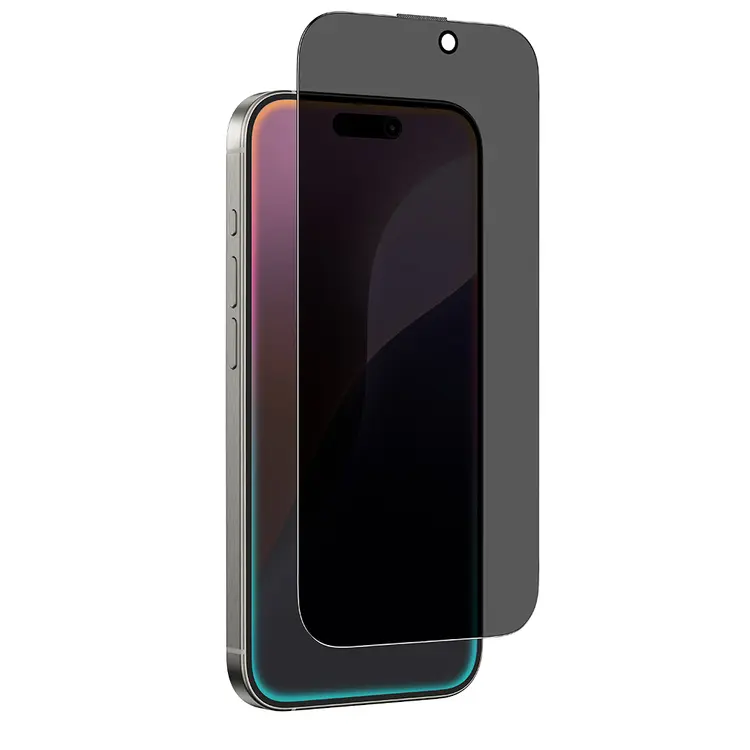 Apple iPhone 16 Pro Amazingthing Titan Privacy Parmak İzi Bırakmayan Temperli Cam Ekran Koruyucu
