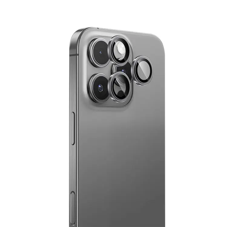 iPhone 16 Pro Parlama Önleyici Metal Kamera Lens Koruyucu - Benks Glass Warrior