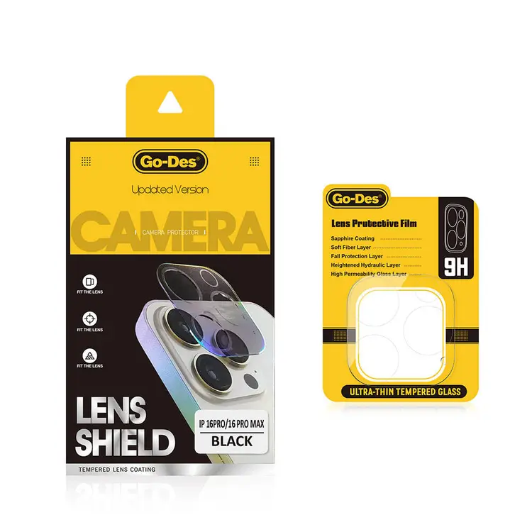 iPhone 16 Pro Kamera Lens Koruyucu - Go Des Lens Shield CL-17