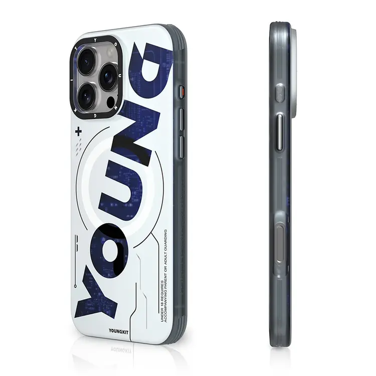 iPhone 16 Pro MagSafe Uyumlu Çift Katmanlı Kılıf - Youngkit Future