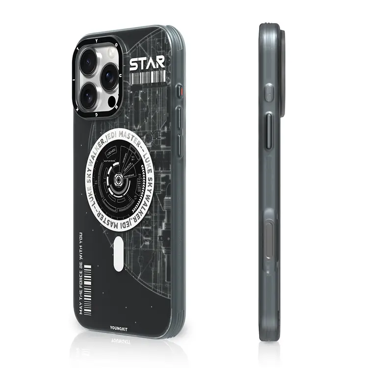 iPhone 16 Pro MagSafe Uyumlu Hologram Tasarımlı Kılıf - Youngkit Interstellar
