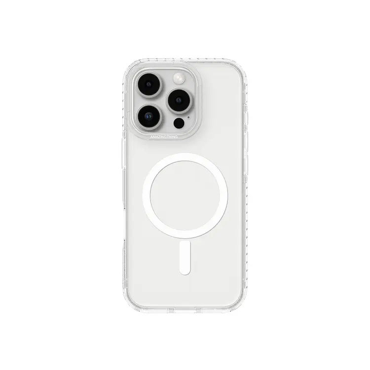 iPhone 16 Pro MagSafe Uyumlu Şeffaf Kılıf - Amazingthing Titan Pro