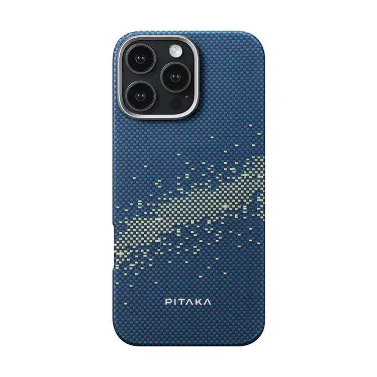 iPhone 16 Pro MagSafe Uyumlu Aramid Fiber Kılıf - Pitaka Tactile Woven Starpeak