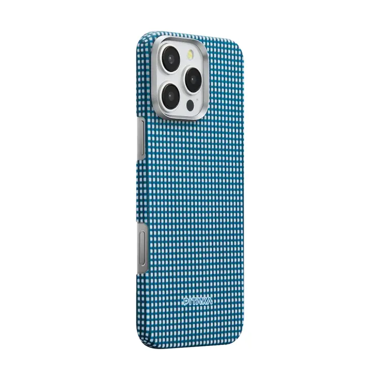 iPhone 16 Pro MagSafe Uyumlu Aramid Fiber Kılıf - Pitaka Ultra-Slim Classic