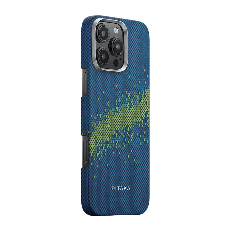 iPhone 16 Pro MagSafe Uyumlu Aramid Fiber Kılıf - Pitaka Tactile Woven Starpeak