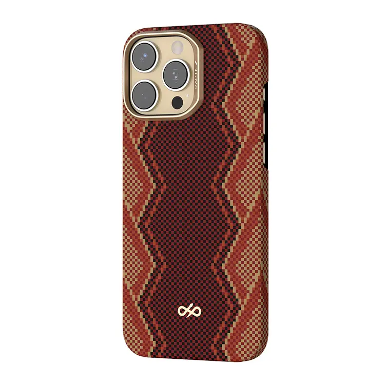 iPhone 16 Pro MagSafe Uyumlu Aramid Fiber Kılıf - Raptic Aramid Skin Bionic