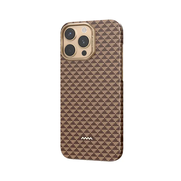 Apple iPhone 16 Pro Kılıf M-safe Şarj Özellikli Raptic Aramid Skin Origin Serisi Karbon Kapak
