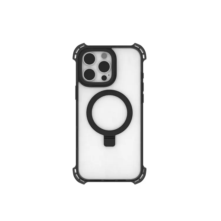 iPhone 16 Pro MagSafe Uyumlu Şeffaf Standlı Kılıf - Raptic Dual