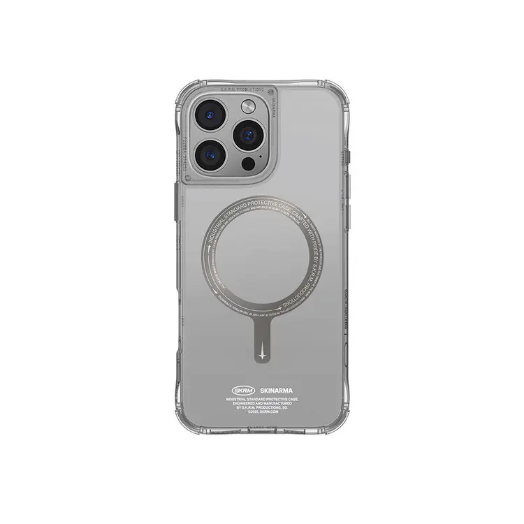 iPhone 16 Pro MagSafe Uyumlu Şeffaf Kılıf - Skinarma Saido Prime