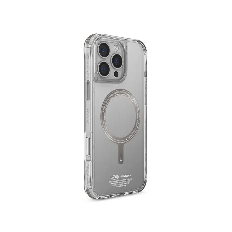 iPhone 16 Pro MagSafe Uyumlu Şeffaf Kılıf - Skinarma Saido Prime