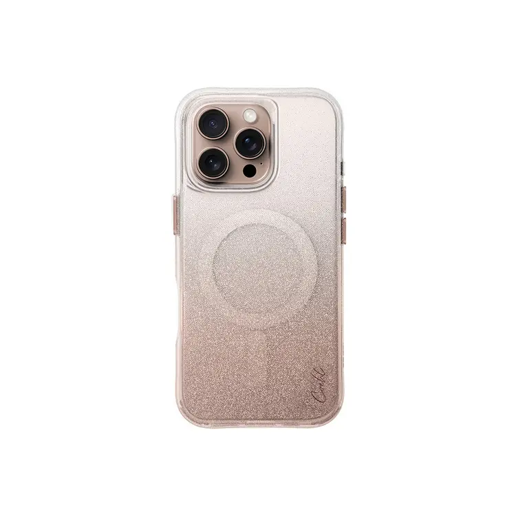 iPhone 16 Pro MagSafe Uyumlu Simli Kılıf, Askı İpli - Coehl Lumino