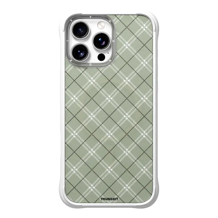 iPhone 16 Pro MagSafe Uyumlu Kılıf - Youngkit Argyle Serisi