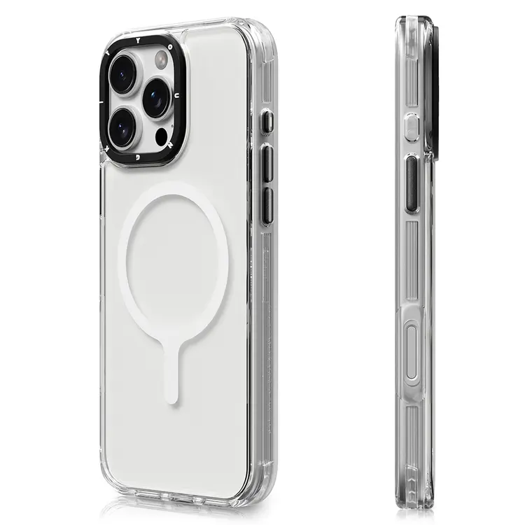 iPhone 16 Pro MagSafe Uyumlu Şeffaf Kılıf - YoungKit Crystal Color