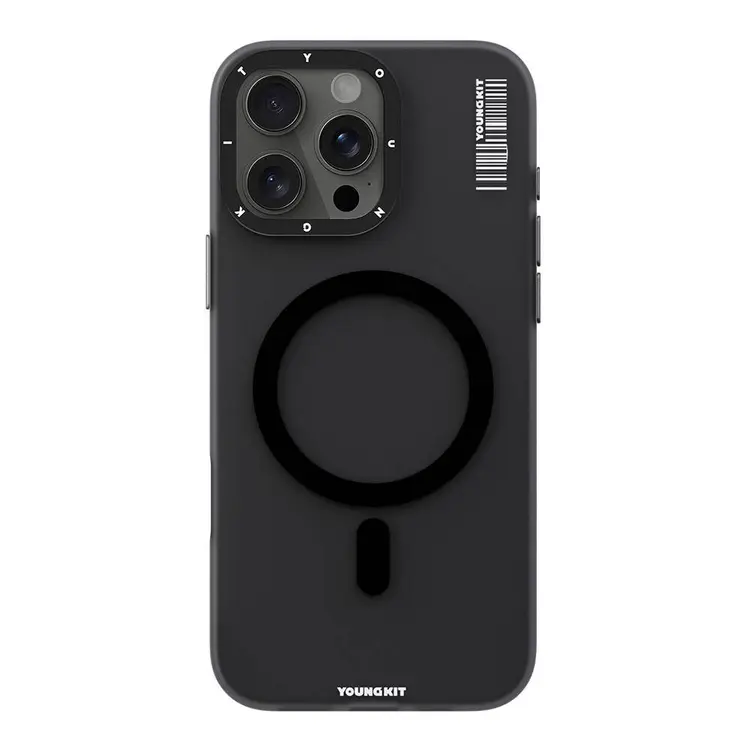 iPhone 16 Pro MagSafe Uyumlu Şeffaf Kılıf - Youngkit Hidden Sand