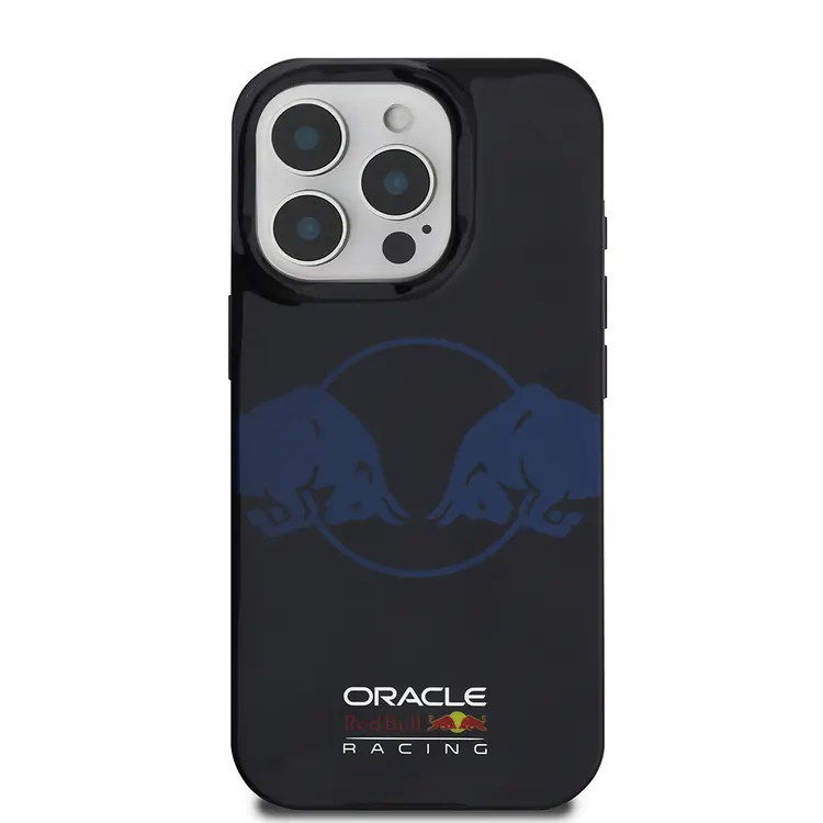 iPhone 16 Pro MagSafe Uyumlu Sert PC Kılıf - Redbull Çift Boğa Baskılı