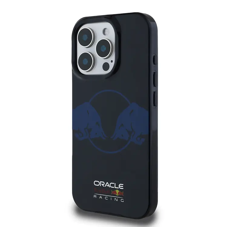 iPhone 16 Pro MagSafe Uyumlu Sert PC Kılıf - Redbull Çift Boğa Baskılı