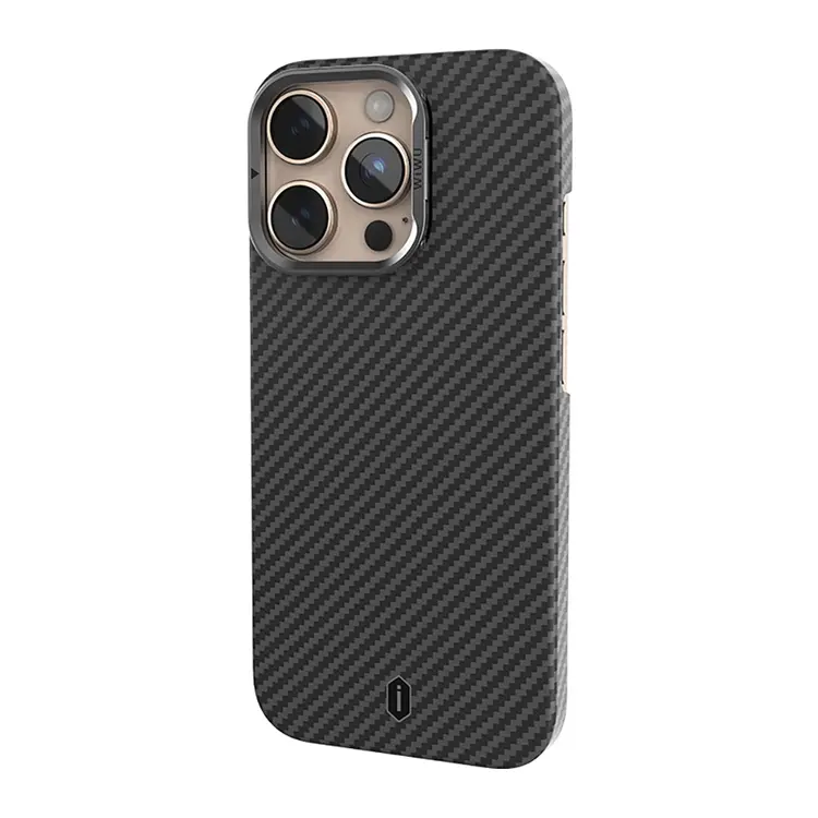 iPhone 16 Pro MagSafe Uyumlu Kamera Standlı Kılıf - Wiwu DCC-206 Aramid Fiber