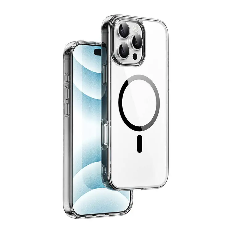 iPhone 16 Pro MagSafe Uyumlu Şeffaf Sert PC Kılıf - Wiwu iShield Pro