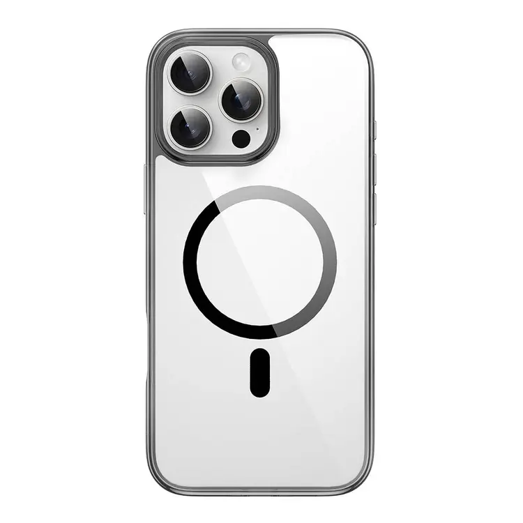 iPhone 16 Pro MagSafe Uyumlu Şeffaf Sert PC Kılıf - Wiwu iShield Pro