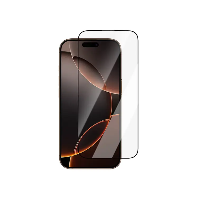 iPhone 16 Pro Max 0.15mm 3D Schott Cam Temperli Ekran Koruyucu - CaseWorld Ultra-Thin