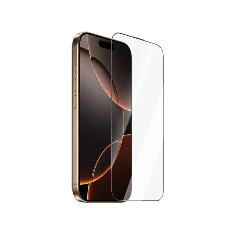 iPhone 16 Pro Max 0.15mm 3D Schott Cam Temperli Ekran Koruyucu - CaseWorld Ultra-Thin