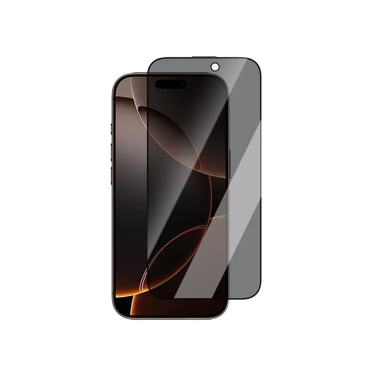 iPhone 16 Pro Max Gizlilik Filtreli Temperli Cam Ekran Koruyucu - CaseWorld HD Privacy