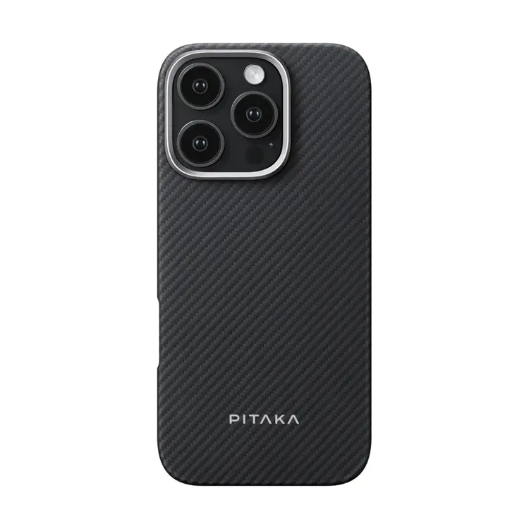 iPhone 16 Pro Max MagSafe Uyumlu Aramid Fiber Kılıf - Pitaka Ultra-Slim Classic