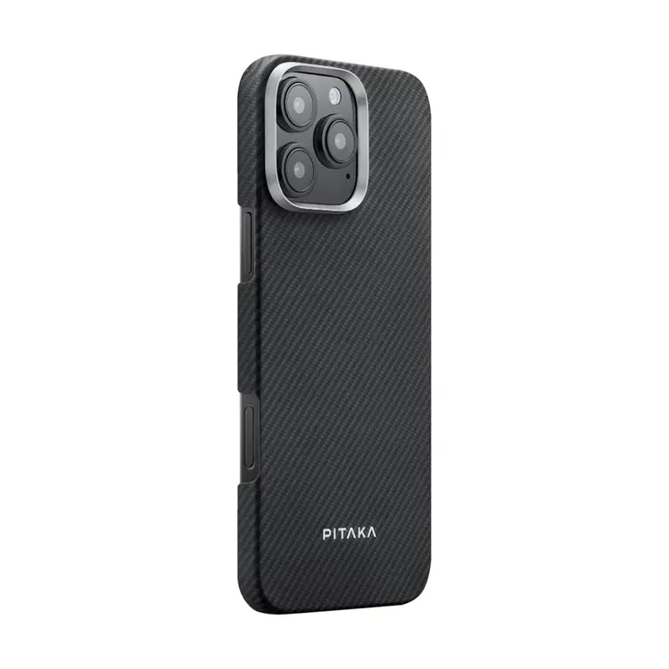 iPhone 16 Pro Max MagSafe Uyumlu Aramid Fiber Kılıf - Pitaka Ultra-Slim Classic