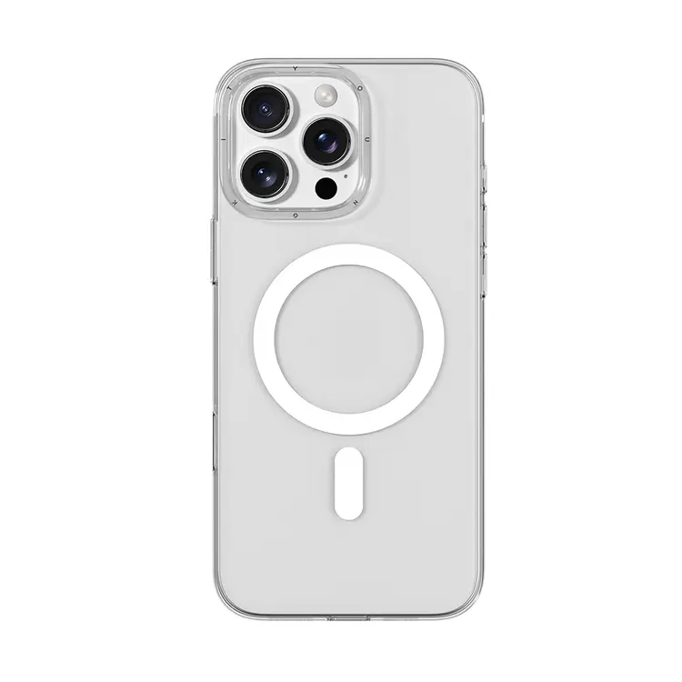 iPhone 16 Pro Max MagSafe Uyumlu Şeffaf Kılıf - Youngkit Ice