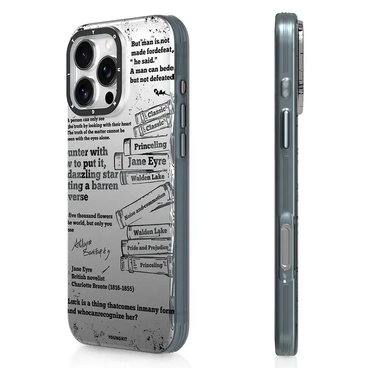 iPhone 16 Pro Max MagSafe Uyumlu Kılıf - Youngkit Literary Classic