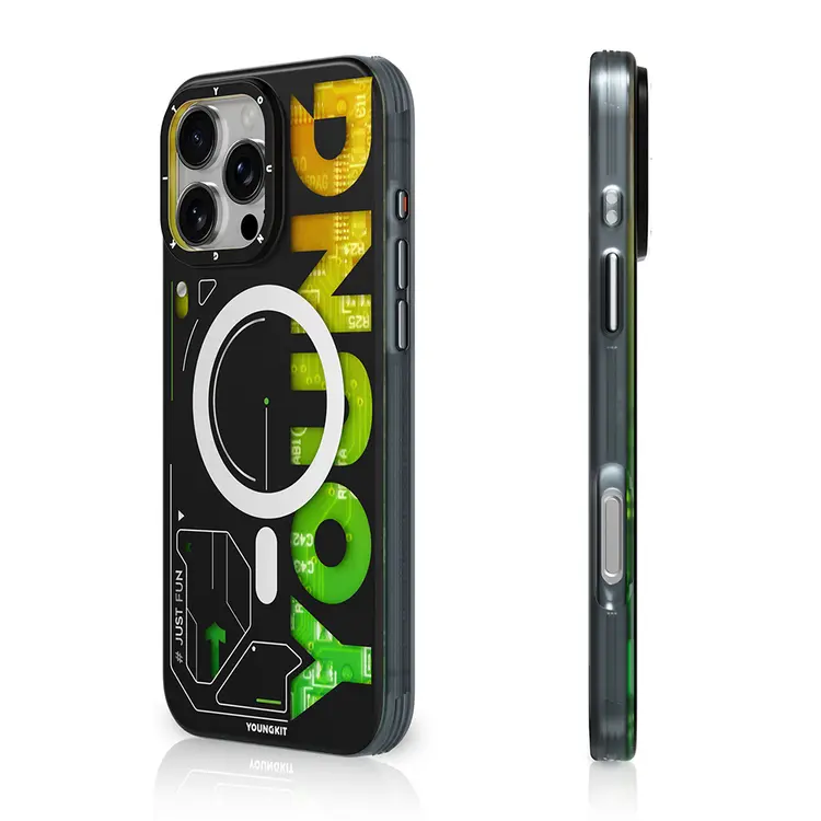 iPhone 16 Pro Max MagSafe Uyumlu Çift Katmanlı Kılıf - Youngkit Future