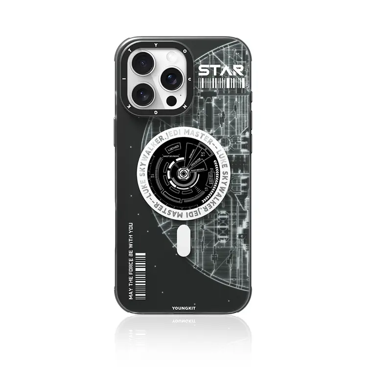 iPhone 16 Pro Max MagSafe Uyumlu Hologram Tasarımlı Kılıf - Youngkit Interstellar