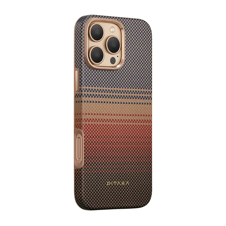 iPhone 16 Pro Max MagSafe Uyumlu Aramid Fiber Kılıf - Pitaka Sunset